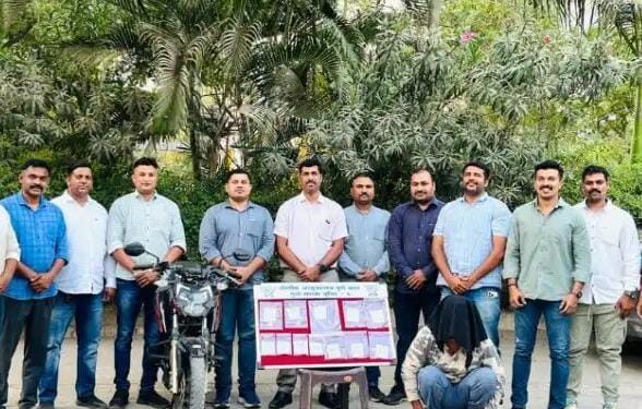 शहरात धुमाकूळ घालणारा भामट्या पोलीस जेरबंद