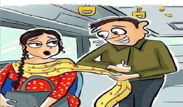 चालू एसटी मध्ये महिला प्रवाशाची छेडछाड ; आरोपीविरुद्ध गुन्हा दाखल.