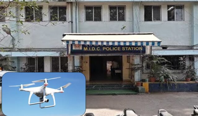 बंदी असताना ड्रोनद्वारे चित्रिकरण; एमआयडीसी पोलीस ठाण्यात तिघांविरोधात गुन्हा दाखल