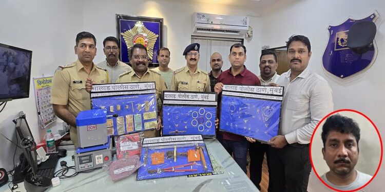 महिलेच्या वेशात घरफोड्या करणारा अट्टल चोरास पोलिसांनी ठोकल्या बेड्या