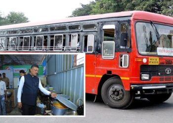 परिवहन मंत्री प्रताप सरनाईक यांची  एसटीच्या अधिकृत हॉटेल थांब्यांना भेट, चालक- वाहकांवर कारवाईचा इशारा