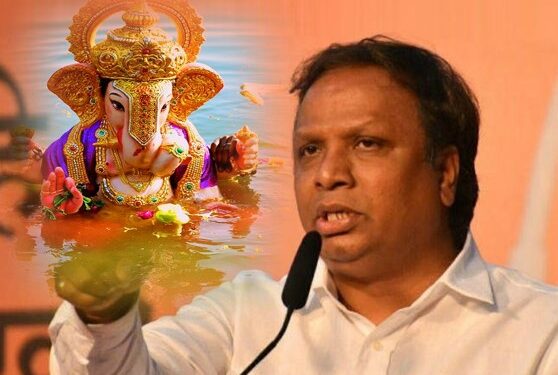 सांस्कृतिक कार्यमंत्री ॲड.आशिष शेलार यांचे मोठे आश्वासन, मोठया गणेश मूर्तींच्या विसर्जनाबाबत शासन ३० जूनपर्यंत भूमिका मांडणार
