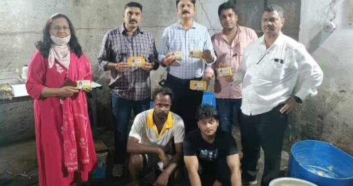 भिवंडीत बनावट अमूल बटरच्या उत्पादन कारखान्यावर अन्न व औषध प्रशासनाची धाड