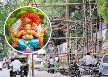 गणेशोत्सवात मंडप उभारण्यासाठी खड्डे खणल्यास मंडळांना मोठा आर्थिक फटका, दंडाच्या रक्कमेत सात पटीने वाढ