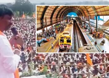 मराठा आंदोलक आक्रमक; अत्यावश्यक काम असेल तरच सीएसएमटीवरून प्रवास करावा, मध्य रेल्वे प्रशासनाकडून प्रवाशांना आवाहन