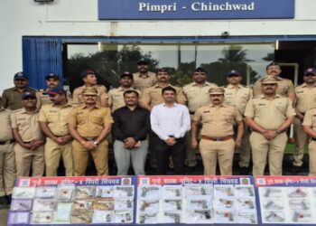 पिंपरी- चिंचवड पोलिसांची मोठी कारवाई, १५ दिवसांमध्ये ५० पिस्तुले, ७९ काडतुसे, ११६ धारदार शस्त्र जप्त
