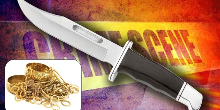 फायनान्स कर्मचा-याला चाकूचा धाक दाखवून ५ लाख ९० हजारांचे दागिने लुटले