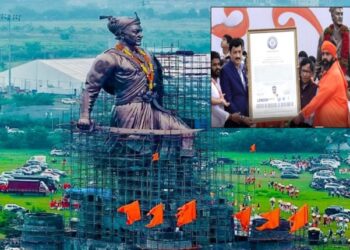 छत्रपती संभाजी महाराजांचा जगात सर्वात उंच पुतळा! लंडन बुक ऑफ रेकॉर्डमध्ये नोंद
