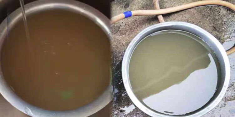 विरार पूर्वेला दूषित पाण्याचा पुरवठा; नागरिक त्रस्त