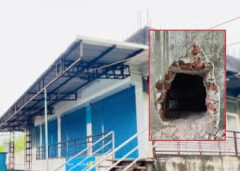 भिंत फोडून कॅनरा बँकेची १८ लाखांची रोकड लंपास