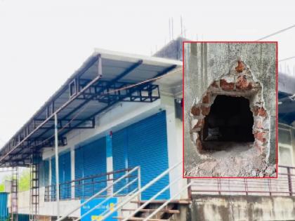 भिंत फोडून कॅनरा बँकेची १८ लाखांची रोकड लंपास
