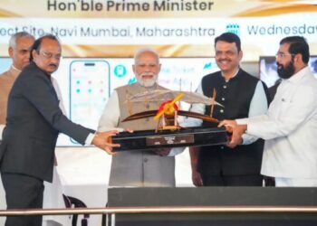 नवी मुंबई आंतरराष्ट्रीय विमानतळ हे महाराष्ट्र आणि देशाची अभिमानास्पद ओळख – प्रधानमंत्री नरेंद्र मोदी