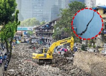 प्रभादेवी पुलाच्या कामामुळे इमारतींना हादरे, काम बंद पाडण्याचा रहिवाशांचा इशारा!