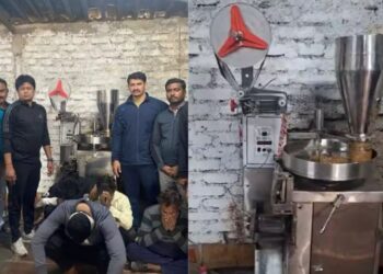 पुणे-सोलापूर महामार्गावरील गुटख्याच्या कारखान्यावर छापा, चौघांना अटक