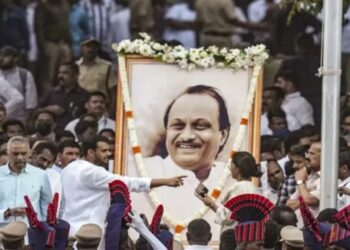 अजित दादा अमर रहे! कार्यकर्त्यांच्या घोषणांनी परिसर दुमदुमला