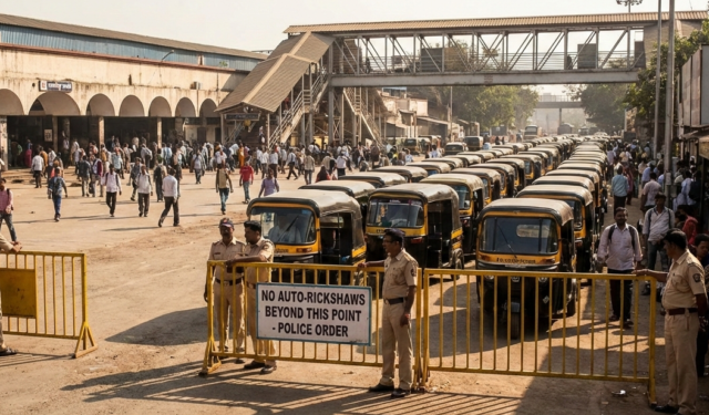 भांडुप बस अपघातानंतर प्रशासनाला जाग! रेल्वे स्थानक परिसरात रिक्षांना येण्यास पूर्णतः बंदी