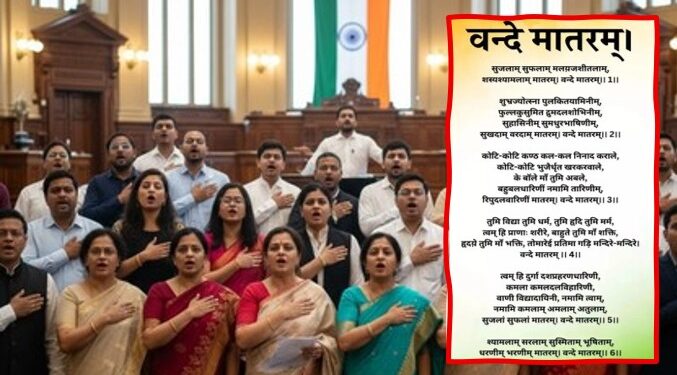 आता सर्व सरकारी तसेच सार्वजनिक कार्यक्रमात पूर्ण ‘वंदे मातरम्’ अनिवार्य! – केंद्र सरकारची नियमावली जाहीर
