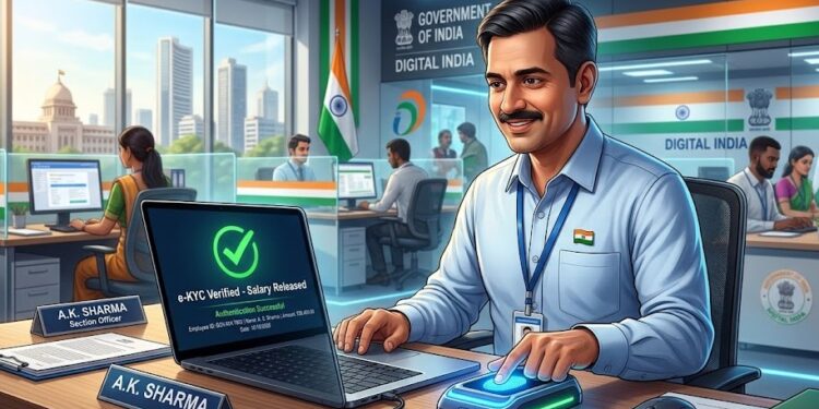 ‘लाडक्या बहिणीं’नंतर आता सरकारी कर्मचाऱ्यांचीही होणार पडताळणी; ई-केवायसीशिवाय वेतन नाही – राज्य सरकारचे आदेश