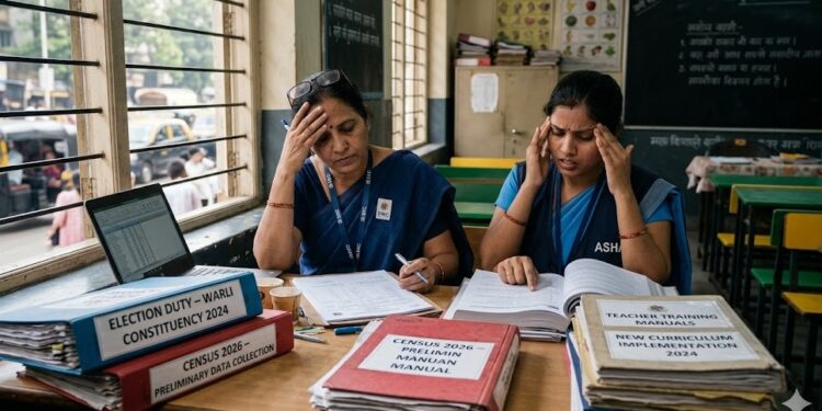 निवडणूक, जनगणना आणि प्रशिक्षणाचा ताण; मुंबईतील शिक्षक व आशा सेविका संभ्रमात