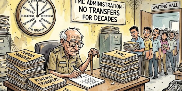 ठाणे महापालिकेतील अनियमिततेचा कळस! कर्मचारी सेवा निवृत्तीकडे झुकले, तरी बदल्या नाहीत!