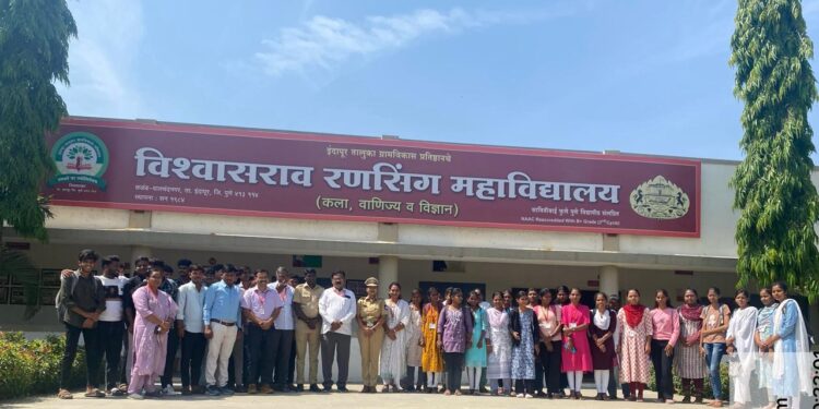 रणसिंग महाविद्यालयात रस्ते सुरक्षिततेवर ‘प्रयास’ कार्यक्रम संपन्न; विद्यार्थ्यांना महत्त्वाचे मार्गदर्शन