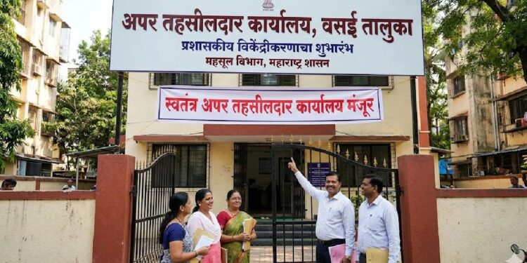 नालासोपाऱ्यात नवे अपर तहसील कार्यालय सुरू; ४ प्रमुख मंडळांचा समावेश