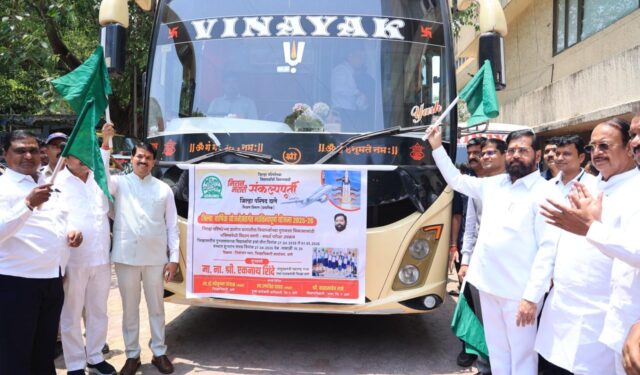 ५९ ग्रामीण विद्यार्थ्यांची ‘इस्रो’ सफर; ‘ग्रामीण ते अवकाश’ स्वप्नाला उभारी; एकनाथ शिंदे यांच्या हस्ते ‘मिशन भरारी’ला हिरवा झेंडा