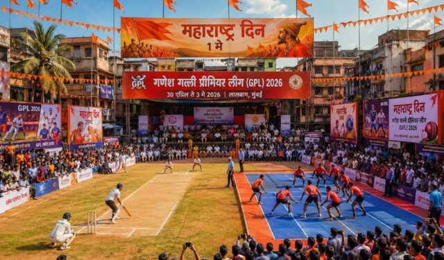 महाराष्ट्र दिनाचा जल्लोष आता मैदानात! यंदा गणेशगल्लीत रंगणार भव्य ‘GPL 2026