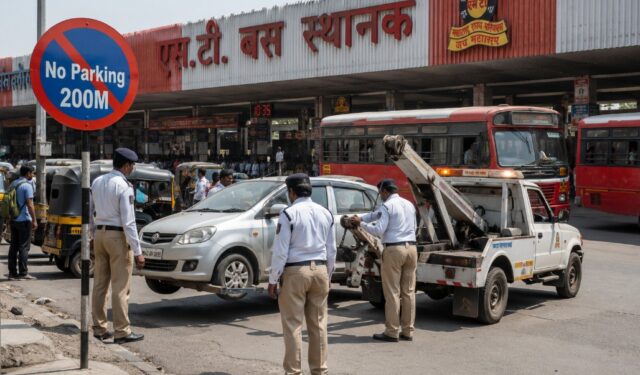 एसटी स्थानकांभोवती २०० मीटर ‘नो पार्किंग झोन’; अवैध वाहतुकीवर कारवाई सुरू