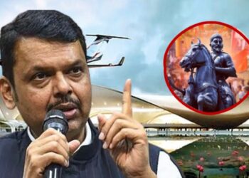 नवी मुंबई विमानतळावर शिवरायांचा भव्य पुतळा विराजमान! ‘दिबां’च्या नावावरही मुख्यमंत्र्यांचे शिक्कामोर्तब