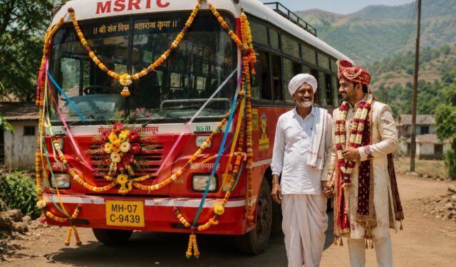 आता शेतकरी पुत्राचे लग्न थाटात; लग्नाकार्यासाठी सवलतीच्या दरात मिळणार एसटी बस!