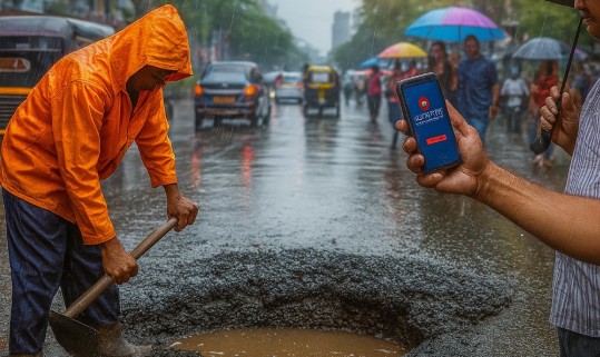 खड्डा दिसला की लगेच करा तक्रार; महापालिकेकडून विशेष ॲपची निर्मिती!