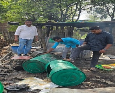पिंपरी-चिंचवडच्या दुर्घटनेनंतर वसई-विरार पोलीस सतर्क! जंगलातील बेकायदेशीर हातभट्ट्या केल्या उद्ध्वस्त