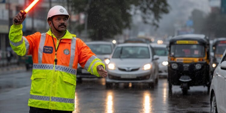 पावसाळ्यात वाहतूक कोंडीवर उपाय; पुण्यात ‘क्रेडाई’कडून १०० प्रशिक्षित वाहतूक सहाय्यक तैनात!