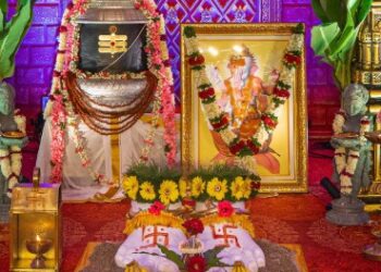 लालबागच्या गणेश गल्लीत ‘मुंबईच्या राजा’चा पाद्यपूजन सोहळा संपन्न; ९९ व्या वर्षात पदार्पण!