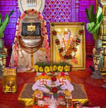 लालबागच्या गणेश गल्लीत ‘मुंबईच्या राजा’चा पाद्यपूजन सोहळा संपन्न; ९९ व्या वर्षात पदार्पण!