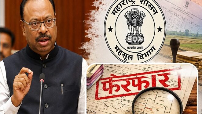 महसूल विभागात कलम १५५ गैरवापर प्रकरणी उपजिल्हाधिकाऱ्यासह १५ अधिकारी निलंबित