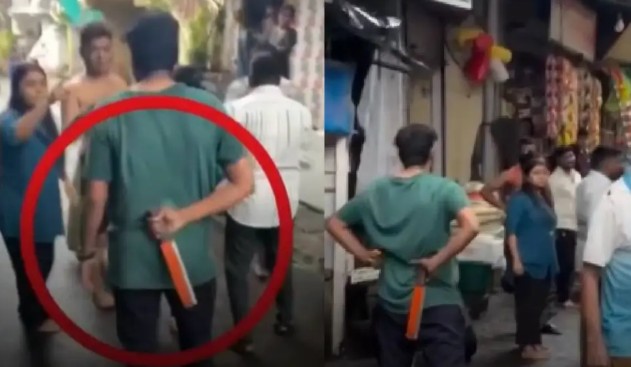 पावसाच्या पाण्यावरून पेटला कौटुंबिक कलह; घरात पाणी शिरल्याने थेट उपसला कोयता!