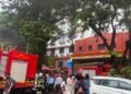 अग्नितांडवाने मुंबई हादरली; चर्चगेटच्या ७ मजली आयकर कार्यालयात आग