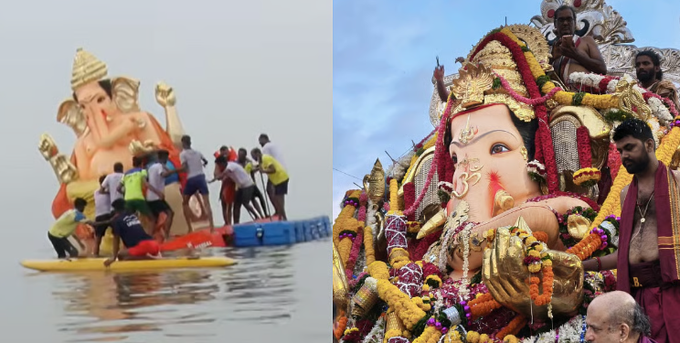मुंबईच्या श्रीमंत GSB गणपतीला आज भावपूर्ण निरोप; विसर्जन सोहळ्याकडे भाविकांचे लक्ष
