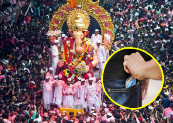 लालबागच्या राजाच्या विसर्जन मिरवणुकीत चोरांचा धुमाकूळ; २०० हून अधिक मोबाईल चोरीला, १८ जण गजाआड!
