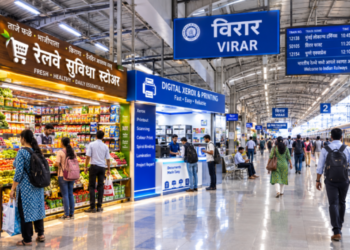 वसई-विरारकरांसाठी रेल्वे स्थानकातच किराणा आणि झेरॉक्स सुविधा; नायगाव, विरार स्थानकांचा होणार कायापालट