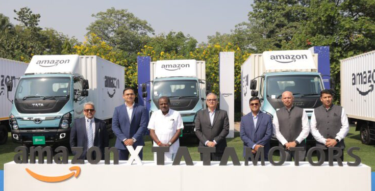 अॅमेझॉन आणि टाटा मोटर्समध्ये ऐतिहासिक करार; भारतात ३,००० इलेक्ट्रिक ट्रक्स धावणार!