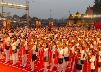 अमेरिकेला मागे टाकत नाशिकचा डंका; ५१७ जणांच्या सामूहिक शंखनादाची ‘गिनीज बुक’मध्ये नोंद