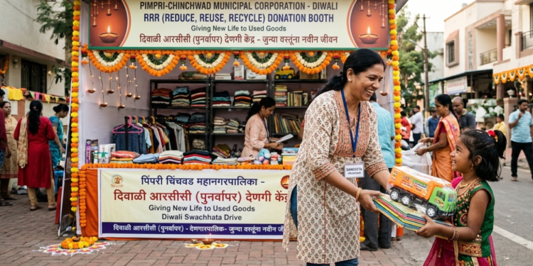 दिवाळी स्वच्छतेतून समाजसेवा; पिंपरी-चिंचवडमध्ये ‘आरआरआर’ केंद्रांद्वारे जुन्या वस्तूंना नवे आयुष्य